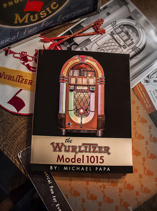 The Wurlitzer Model 1015 Softcover book for sale jukebox book